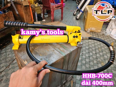 Bơm tay thủy lực HHB-700C TLP 350cm3 dầu dài 380mm