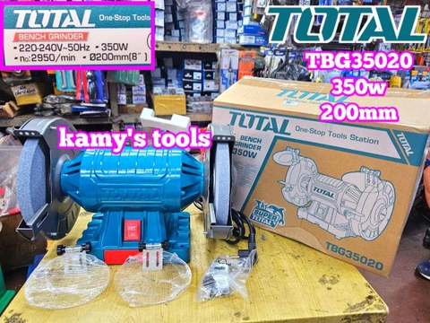 Máy mài để bàn 2 đá Total 8 inch 200mm TBG35020 350w