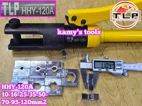 Kìm Ép Cos Thủy Lực Hhy-120a 10mm2-120mm2 TLP