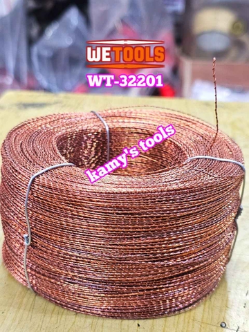Dây đồng niêm phong xoắn đôi 1000g 1kg loại tròn Wetools WT-32201