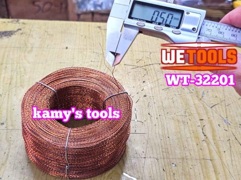 Dây đồng niêm phong xoắn đôi 1000g 1kg loại tròn Wetools WT-32201