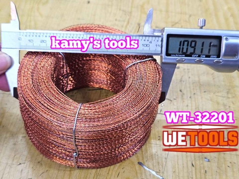 Dây đồng niêm phong xoắn đôi 1000g 1kg loại tròn Wetools WT-32201