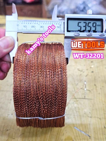 Dây đồng niêm phong xoắn đôi 1000g 1kg loại tròn Wetools WT-32201