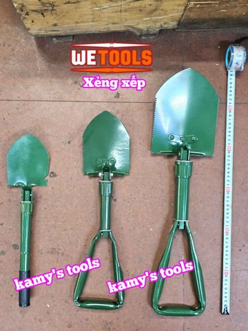 Cuốc xẻng đa năng làm vườn xếp gọn nhỏ trung lớn Wetools WT-43201 WT-43202 WT-43203