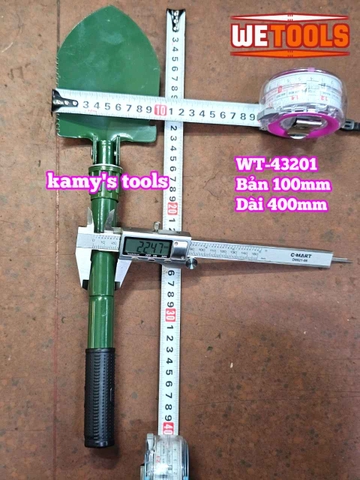 Cuốc xẻng đa năng làm vườn xếp gọn nhỏ trung lớn Wetools WT-43201 WT-43202 WT-43203