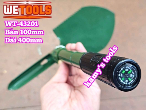 Cuốc xẻng đa năng làm vườn xếp gọn nhỏ trung lớn Wetools WT-43201 WT-43202 WT-43203