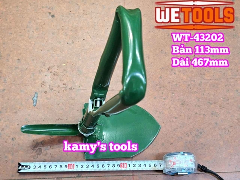 Cuốc xẻng đa năng làm vườn xếp gọn nhỏ trung lớn Wetools WT-43201 WT-43202 WT-43203