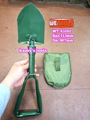 Cuốc xẻng đa năng làm vườn xếp gọn nhỏ trung lớn Wetools WT-43201 WT-43202 WT-43203