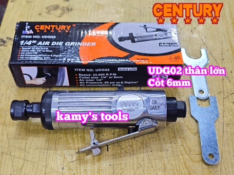 Máy mài hơi bằng khí nén cốt 6mm Century UDG01 UDG02