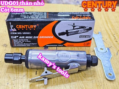 Máy mài hơi bằng khí nén cốt 6mm Century UDG01 UDG02