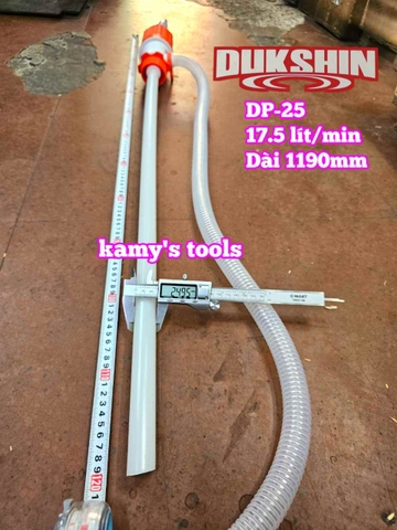 Bơm can hoá chất bơm dầu thùng phuy bằng tay Hàn Quốc Dukshin model DP-25