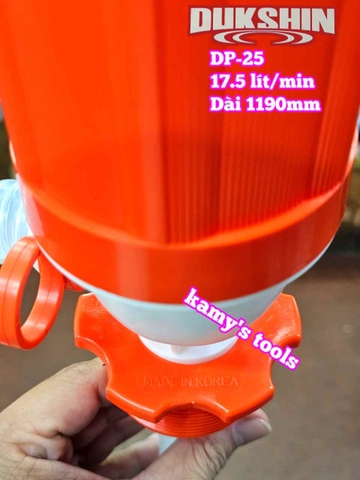 Bơm can hoá chất bơm dầu thùng phuy bằng tay Hàn Quốc Dukshin model DP-25
