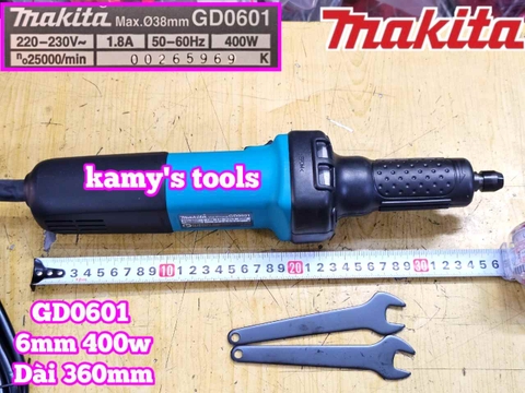 Máy mài khuôn 6mm Makita GD0601 400w dài 360mm
