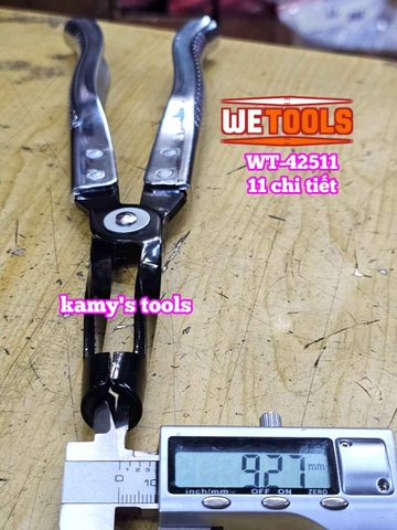 Bộ dụng cụ đóng nhổ tháo lắp phốt phớt git ô tô 11 chi tiết kìm nhổ xupap Wetools WT-42511