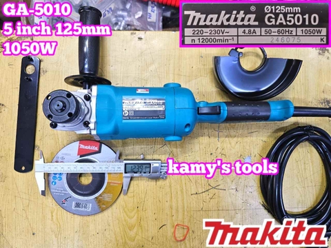 Máy mài góc 125mm Makita 1050w công tắc bóp GA5010