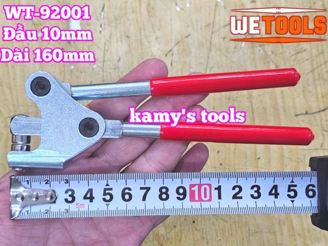 Kìm bấm chì đường kính hạt 10mm dài 160mm Wetools WT-92001