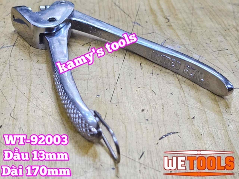 Kìm bấm chì niêm phong cộng lực hạt 13mm dài 170mm Wetools WT-92001