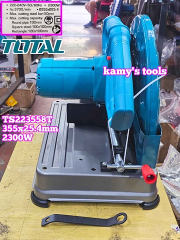Máy cắt sắt 355mm Total 2300W TS223558T đế 29x47cm
