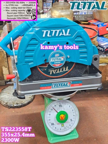 Máy cắt sắt 355mm Total 2300W TS223558T đế 29x47cm