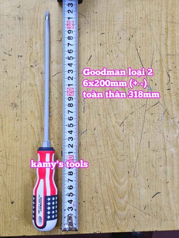 Tua Vít 2 Đầu Goodman 6mm dài 100mm 150mm 200mm 6x100mm 6x150mm 6x200mm (loại 2)