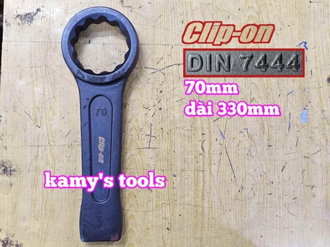 Cờ lê vòng đóng 70mm DIN7444 Clip-On CLO-22070