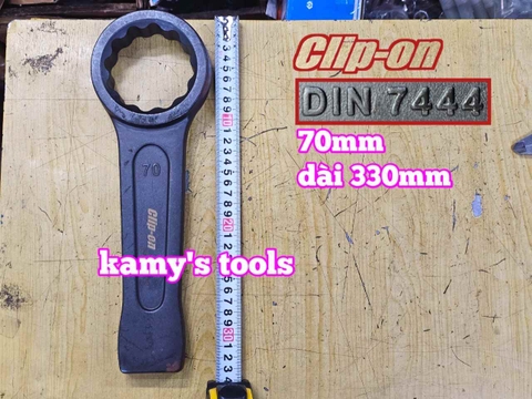 Cờ lê vòng đóng 70mm DIN7444 Clip-On CLO-22070