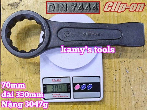 Cờ lê vòng đóng 70mm DIN7444 Clip-On CLO-22070