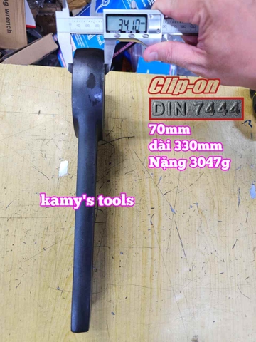Cờ lê vòng đóng 70mm DIN7444 Clip-On CLO-22070