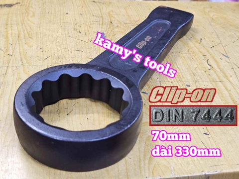Cờ lê vòng đóng 70mm DIN7444 Clip-On CLO-22070