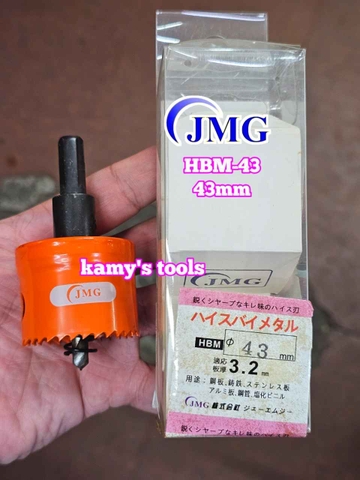 Mũi khoét lỗ kim loại HBM JMG 42mn 43mm 44mm 45mm 46mm HBM-42 HBM-43 HBM-44 HBM-45 HBM-46
