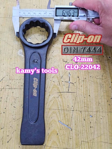 Cờ lê vòng đóng 42mm DIN7444 Clip-On CLO-22042