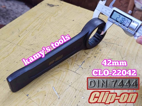 Cờ lê vòng đóng 42mm DIN7444 Clip-On CLO-22042