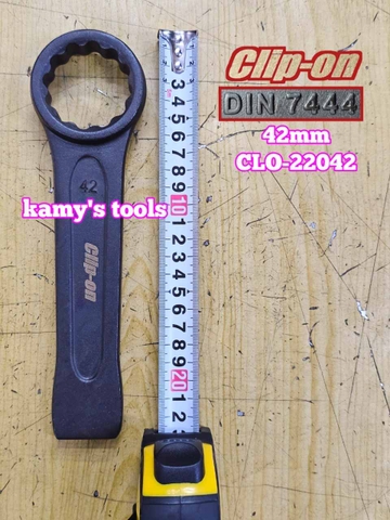 Cờ lê vòng đóng 42mm DIN7444 Clip-On CLO-22042