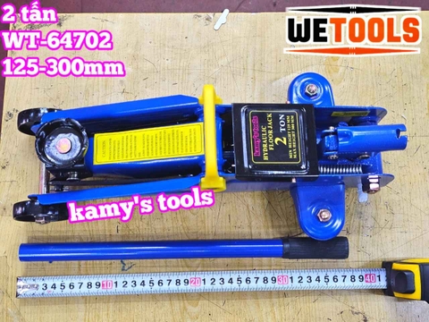 Kích đội cá sấu 2 tấn cao 125-300mm Wetools WT-64702
