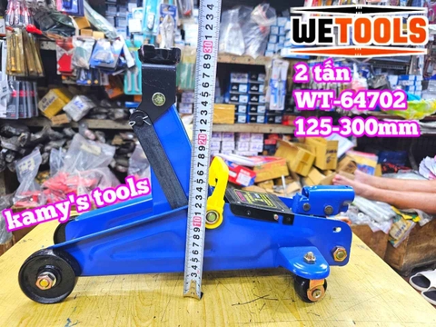 Kích đội cá sấu 2 tấn cao 125-300mm Wetools WT-64702