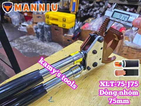 Kìm cắt cáp nhông J75 cắt đồng nhôm 75mm Manniu XLT-75-J75