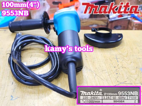 Máy mài góc Makita 9553NB 4 inch 100mm 710W công tắc trượt