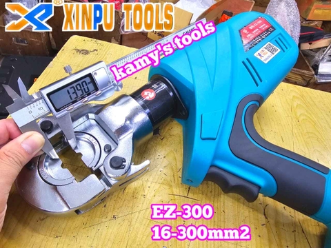 Kìm ép cos thủy lực dùng pin XINPU EZ-300 16-300mm2