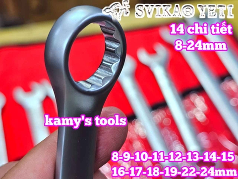Bộ cờ lê vòng miệng Yeti đầu búa 14 chi tiết 8-24mm YETI-32201A