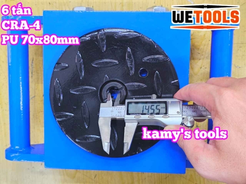 Con rùa di chuyển 6 tấn model CRA-4 Wetools, xe rùa đẩy hàng tải trọng cao giúp di chuyển hàng hoá nặng trong nhà xưởng nhà máy