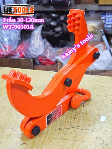 Kẹp kéo pallet 1 tấn mở ngàm 30-130mm Wetools WT-90301A
