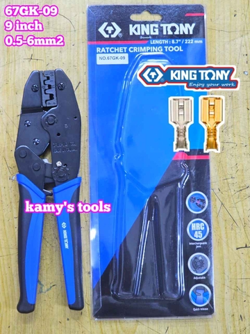 Kìm bấm cos ghim Kingtony 0.5-6mm2 model 67GK-09