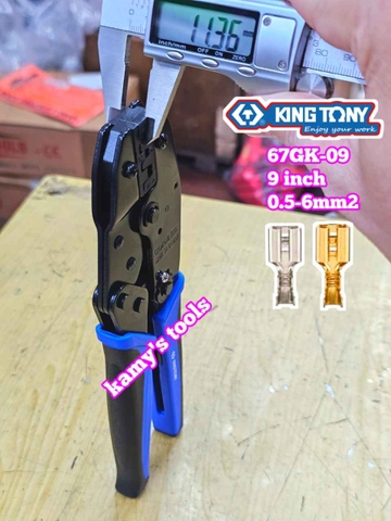 Kìm bấm cos ghim Kingtony 0.5-6mm2 model 67GK-09
