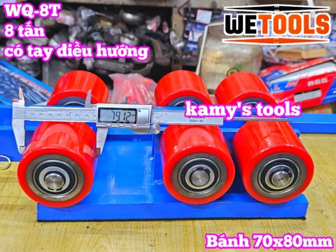 Con rùa chuyển hàng 8 tấn WQ-8T Wetools có tay cầm điều hướng 180 độ