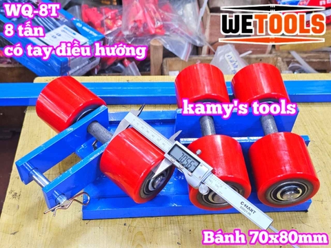 Con rùa chuyển hàng 8 tấn WQ-8T Wetools có tay cầm điều hướng 180 độ