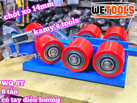 Con rùa chuyển hàng 8 tấn WQ-8T Wetools có tay cầm điều hướng 180 độ