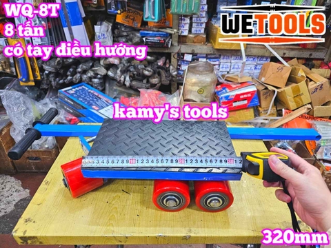 Con rùa chuyển hàng 8 tấn WQ-8T Wetools có tay cầm điều hướng 180 độ