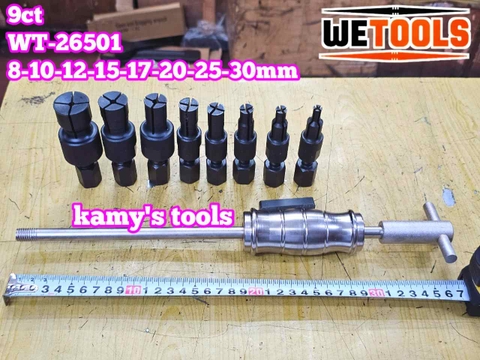 Cảo vam giật bạc đạn bi trong xe máy ô tô, bạc đạn nồi tay ga 9 chi tiết 8-30mm Wetools WT-26501