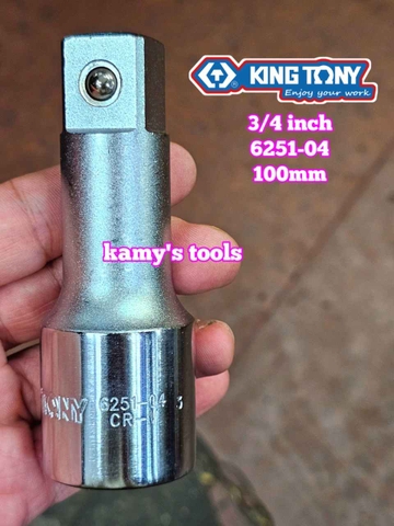 Cần nối khúc nối tuýp 3/4 inch Kingtony dài 4 inch 8 inch 16 inch 6251-04 6251-08 6251-16