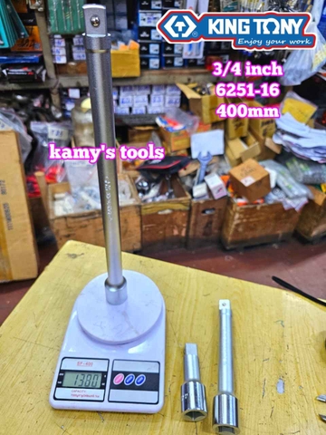 Cần nối khúc nối tuýp 3/4 inch Kingtony dài 4 inch 8 inch 16 inch 6251-04 6251-08 6251-16